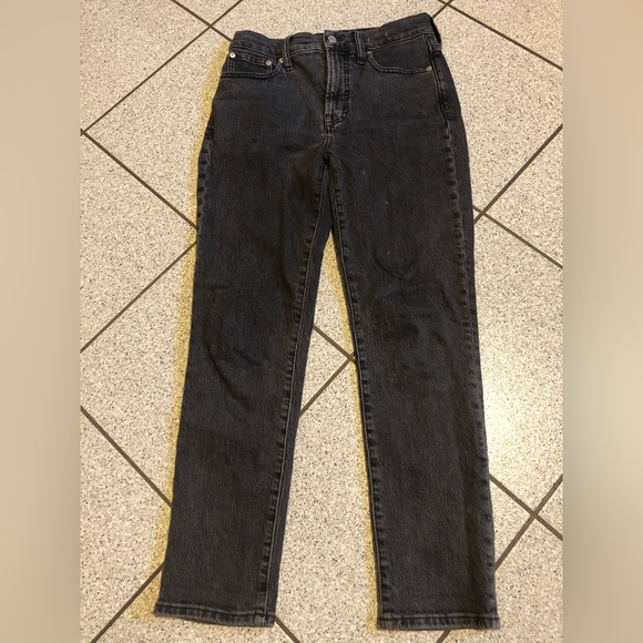 Madewell the Perfect Vintage Jean in Lunar Wash Size Waist 25 Grey Wash - Picture 3 of 16